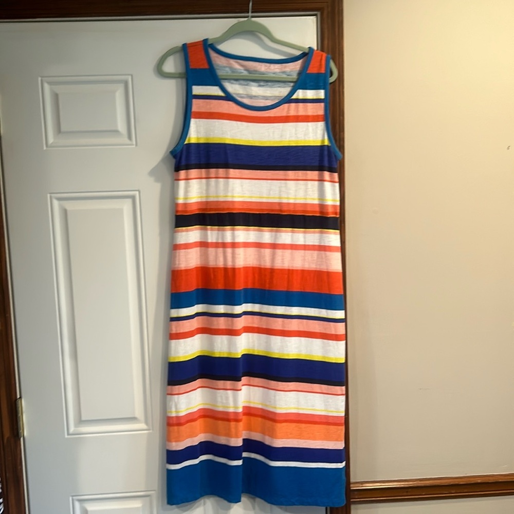 Sleeveless knit summer dress
